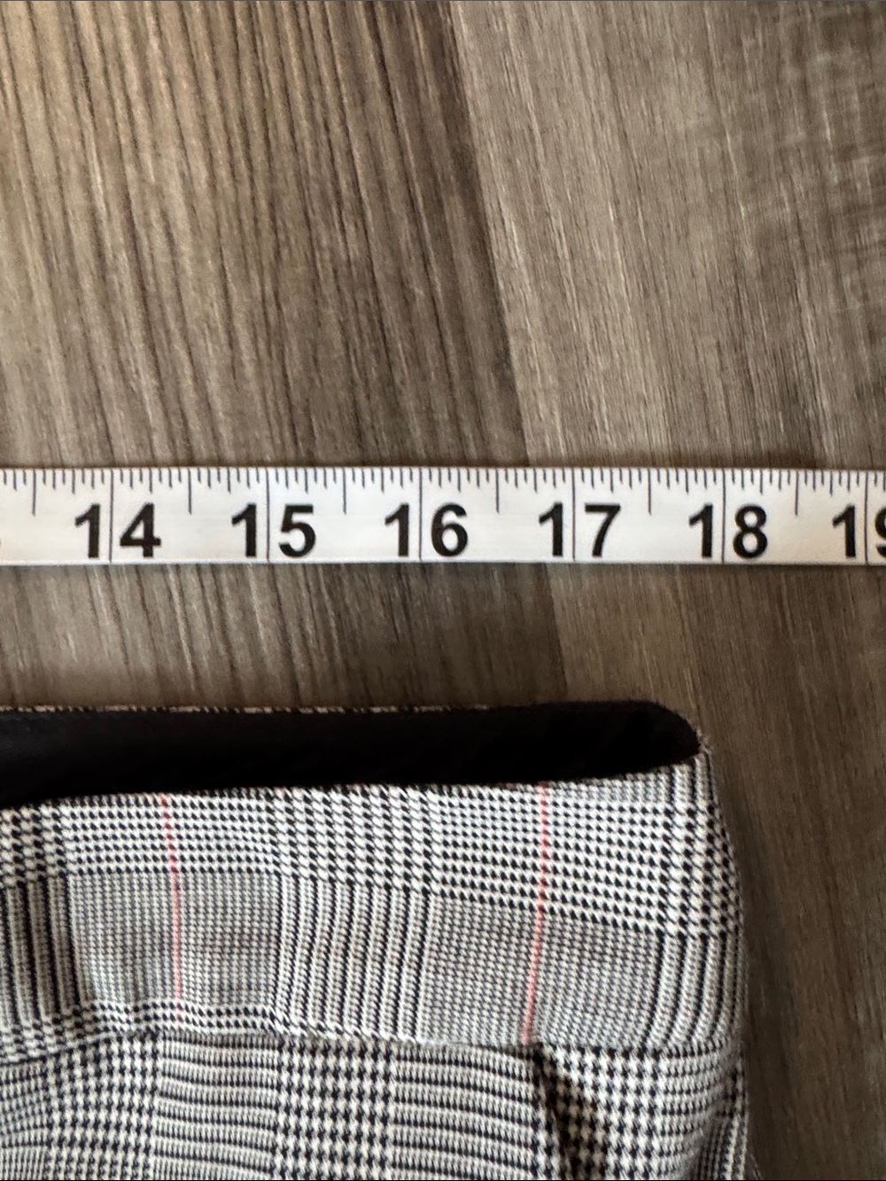 Talbots 12 dress pants womens black white red plaid houndstooth work wear - Picture 5 of 10